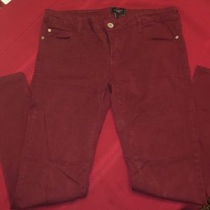 Celebrity Pink Burgandy Pants
